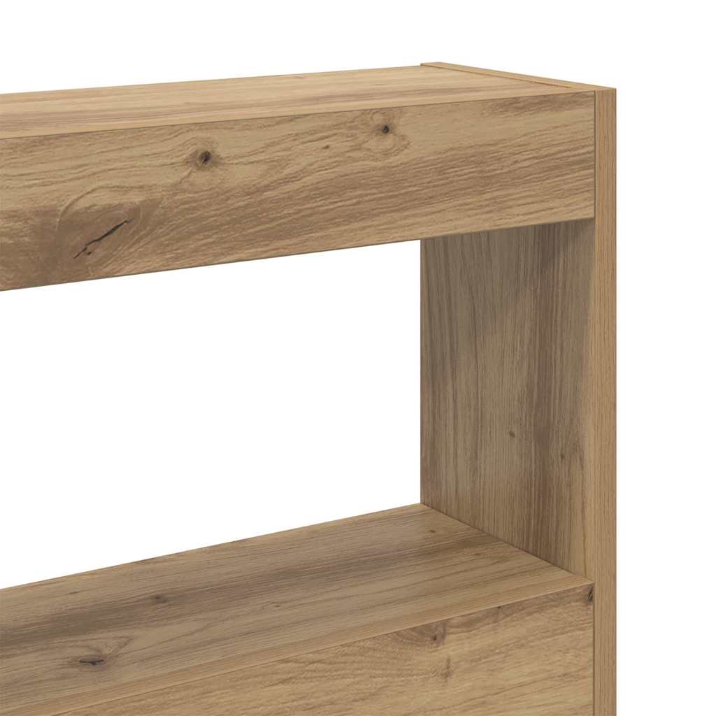 Headboard Artisan Oak 220 x 17 x 102 cm Engineered Wood