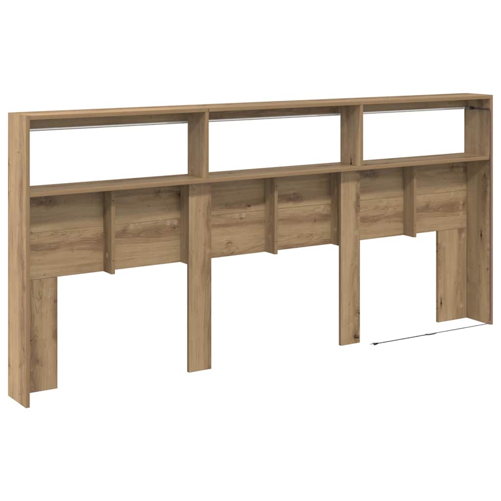 Headboard Artisan Oak 220 x 17 x 102 cm Engineered Wood