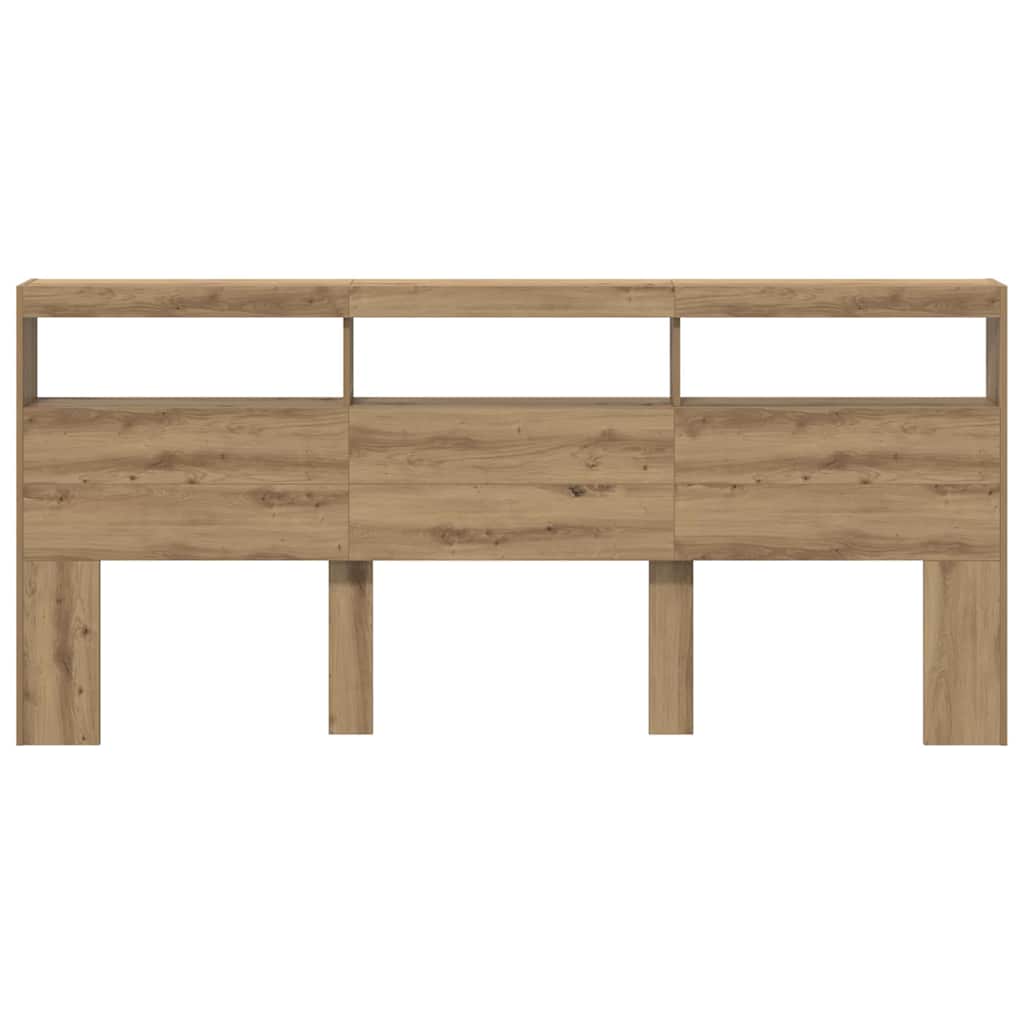 Headboard Artisan Oak 220 x 17 x 102 cm Engineered Wood