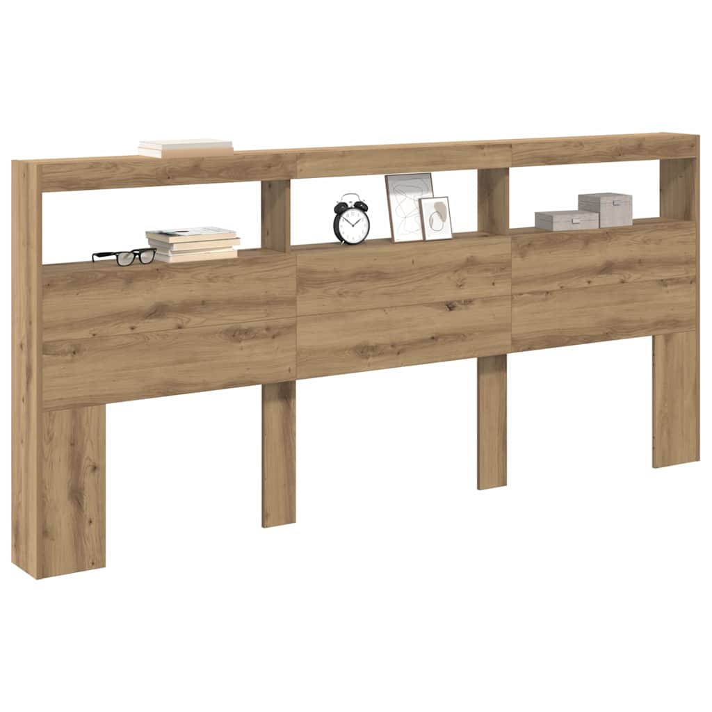 Headboard Artisan Oak 220 x 17 x 102 cm Engineered Wood