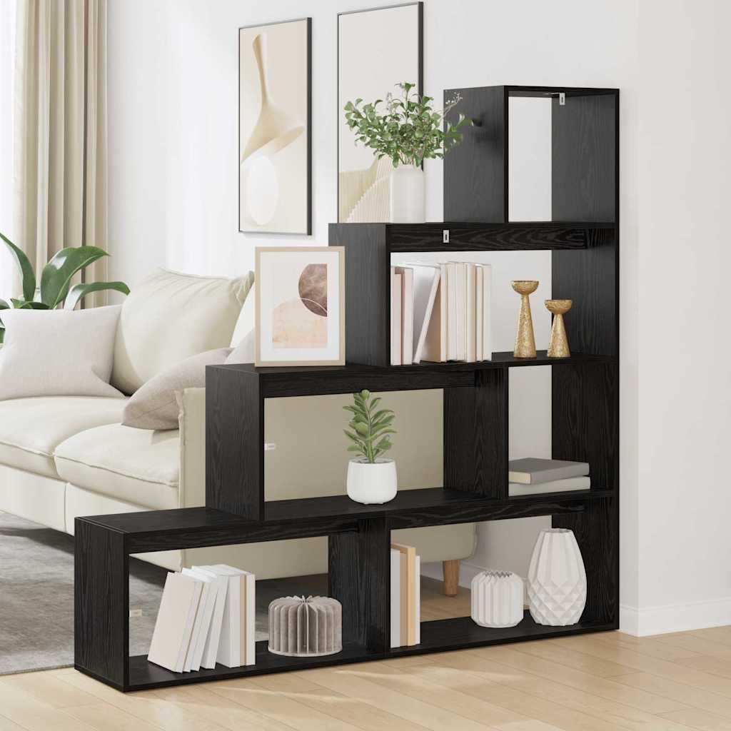 Room Divider Bookcase 137.5 x 29 x 103.5 cm Engineered Wood