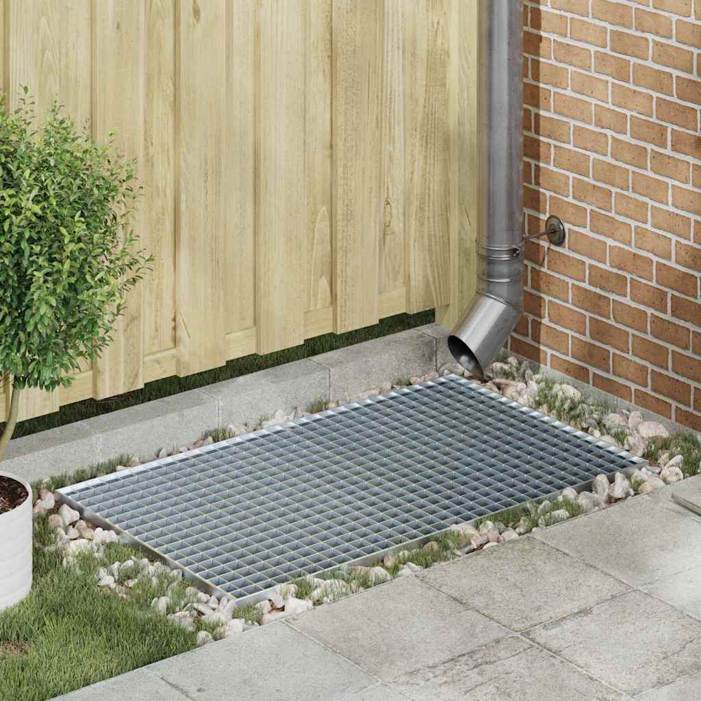 Grating Silver 30 x 30 x 2 cm Hot-Dip Galvanised Steel