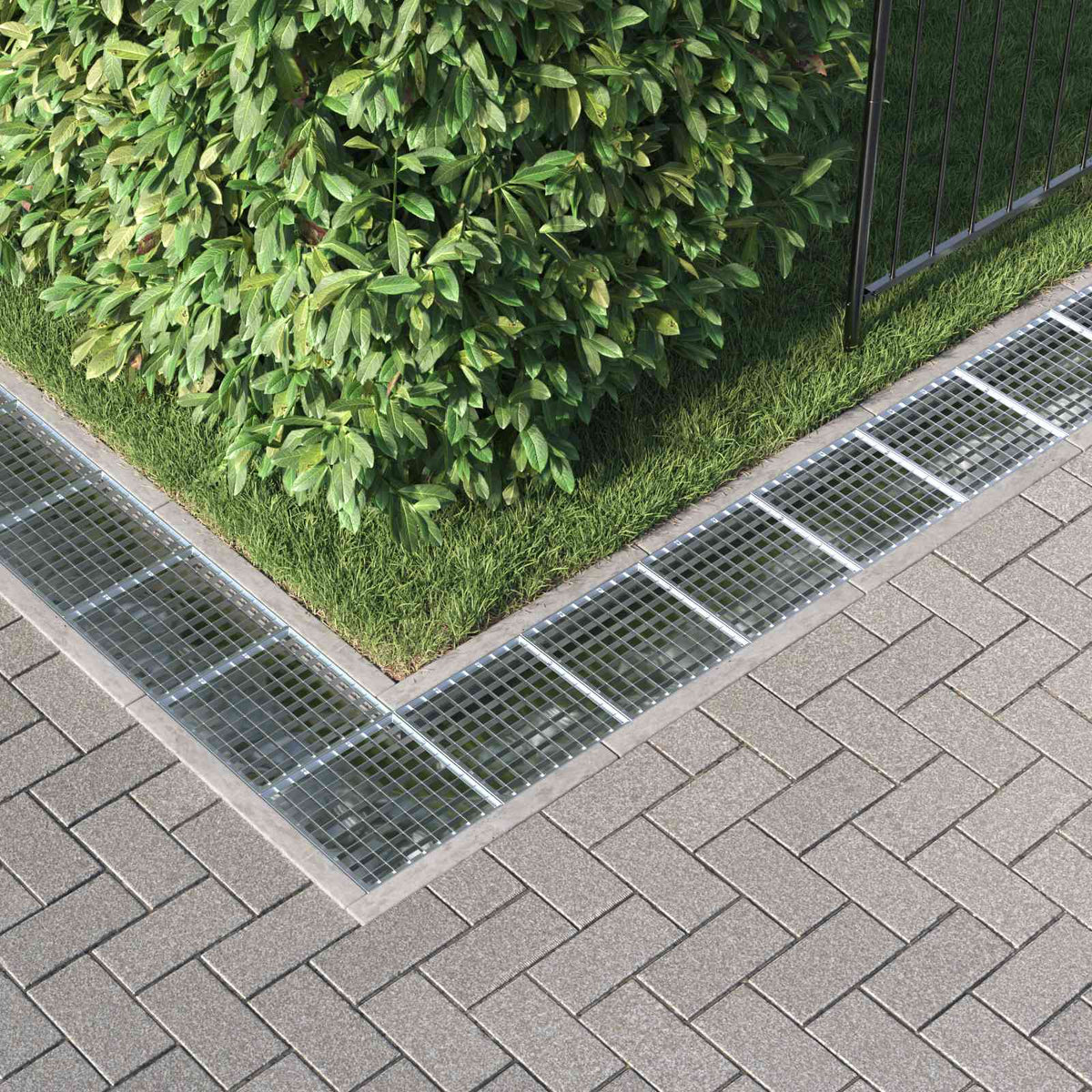 Grating Silver 30 x 30 x 2 cm Hot-Dip Galvanised Steel