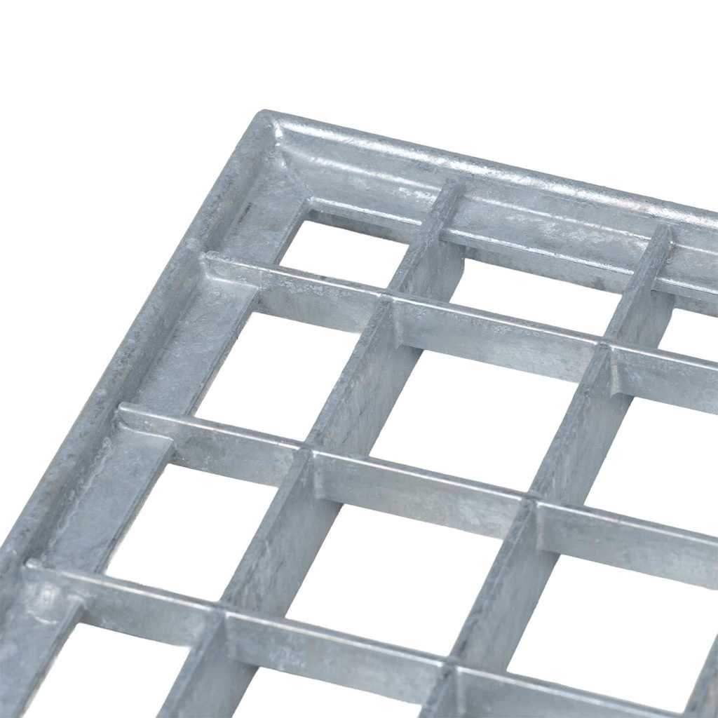 Grating Silver 50 x 35 x 2 cm Hot-Dip Galvanised Steel