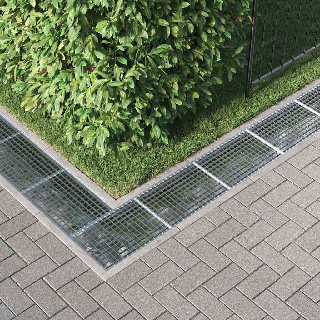 Grating Silver 50 x 35 x 2 cm Hot-Dip Galvanised Steel