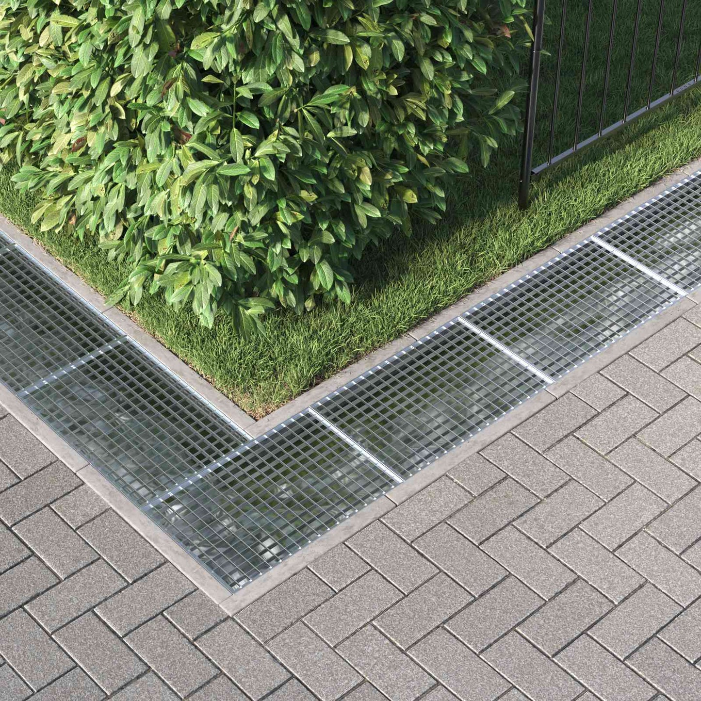 Grating Silver 60 x 40 x 2 cm Hot-Dip Galvanised Steel