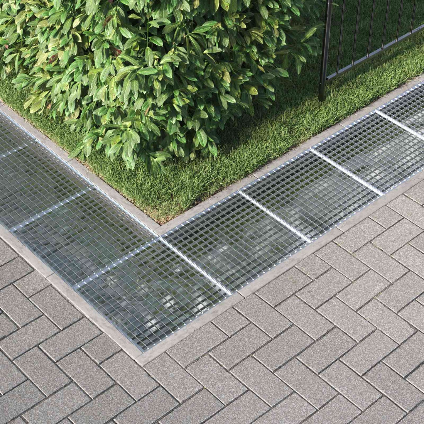 Grating Silver 50 x 50 x 2 cm Hot-Dip Galvanised Steel