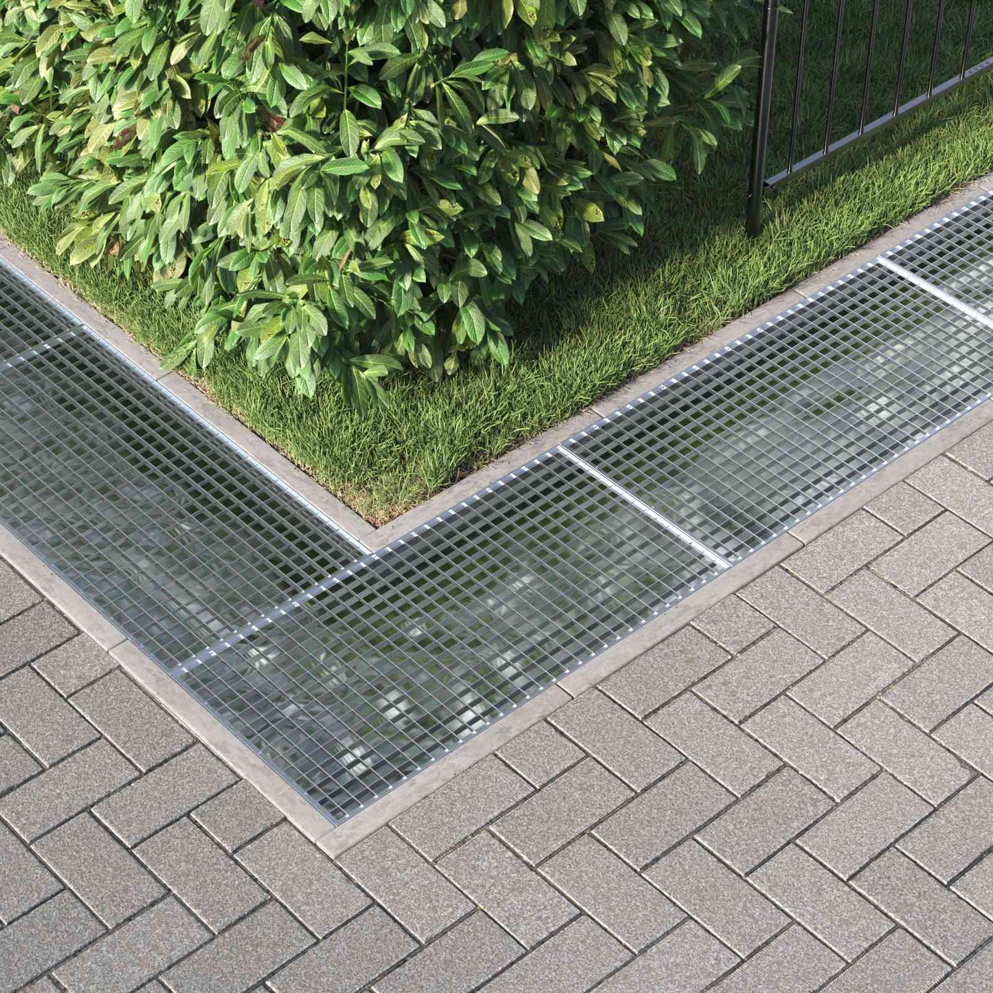 Grating Silver 100 x 50 x 2 cm Hot-Dip Galvanised Steel