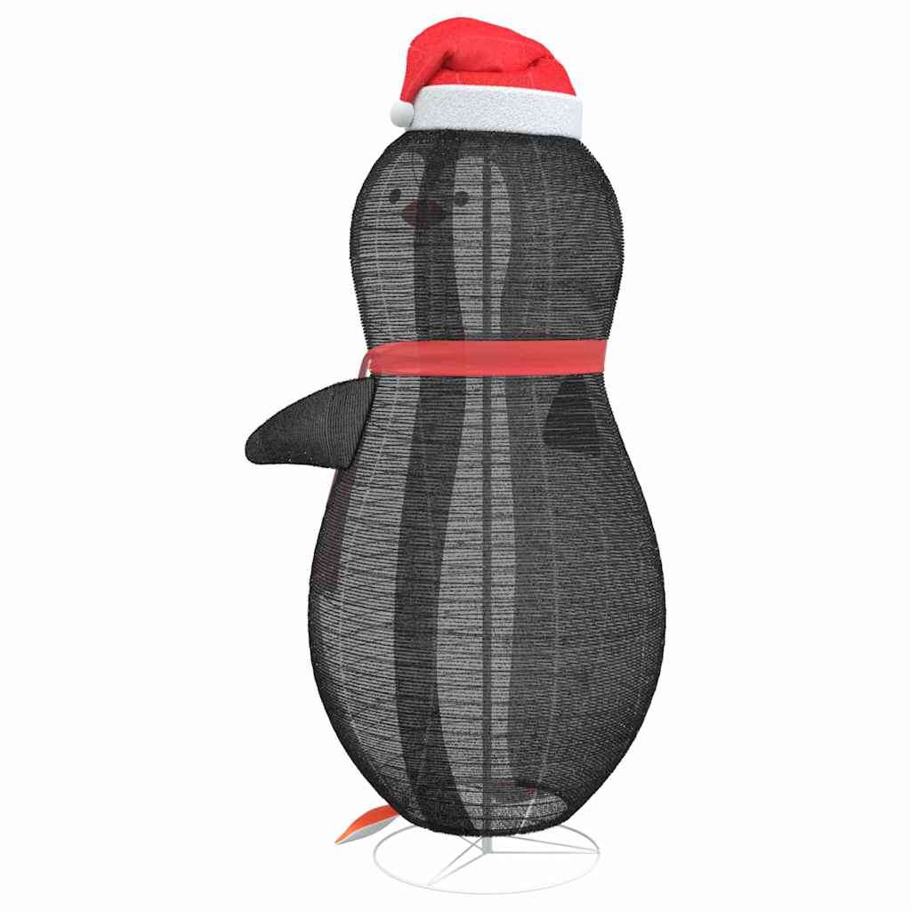 Snow Penguin Figure with 600 LEDs Warm White 78 x 178 cm Fabric