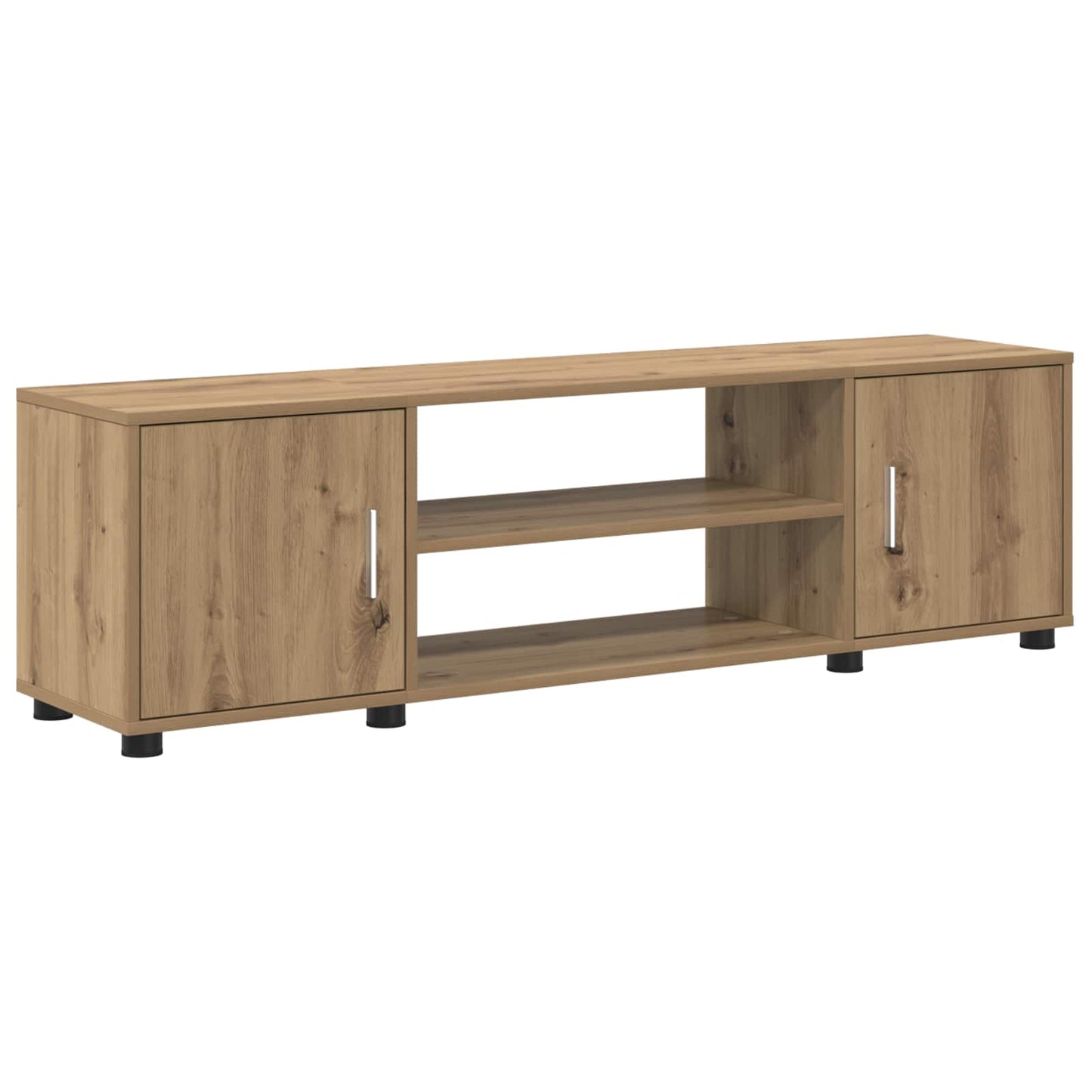 TV Cabinet Set Wall-mounted 4 pcs Artisan Oak Engineered wood