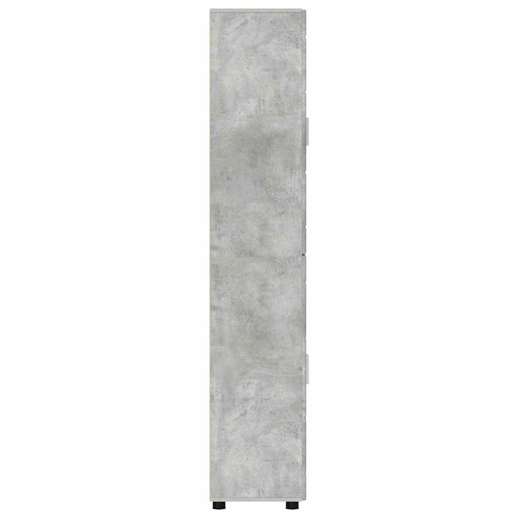 Highboard FLORIN Concrete Grey 60 x 35 x 182 cm Engineered Wood