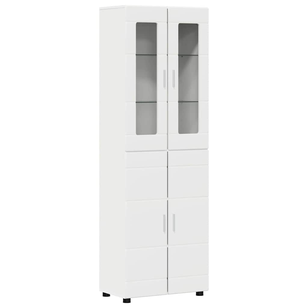 Highboard FLORIN White 60 x 35 x 182 cm Engineered Wood