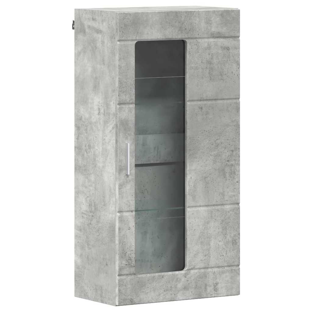 TV Cabinet Set FLORIN 3 pcs Concrete Grey Engineered Wood
