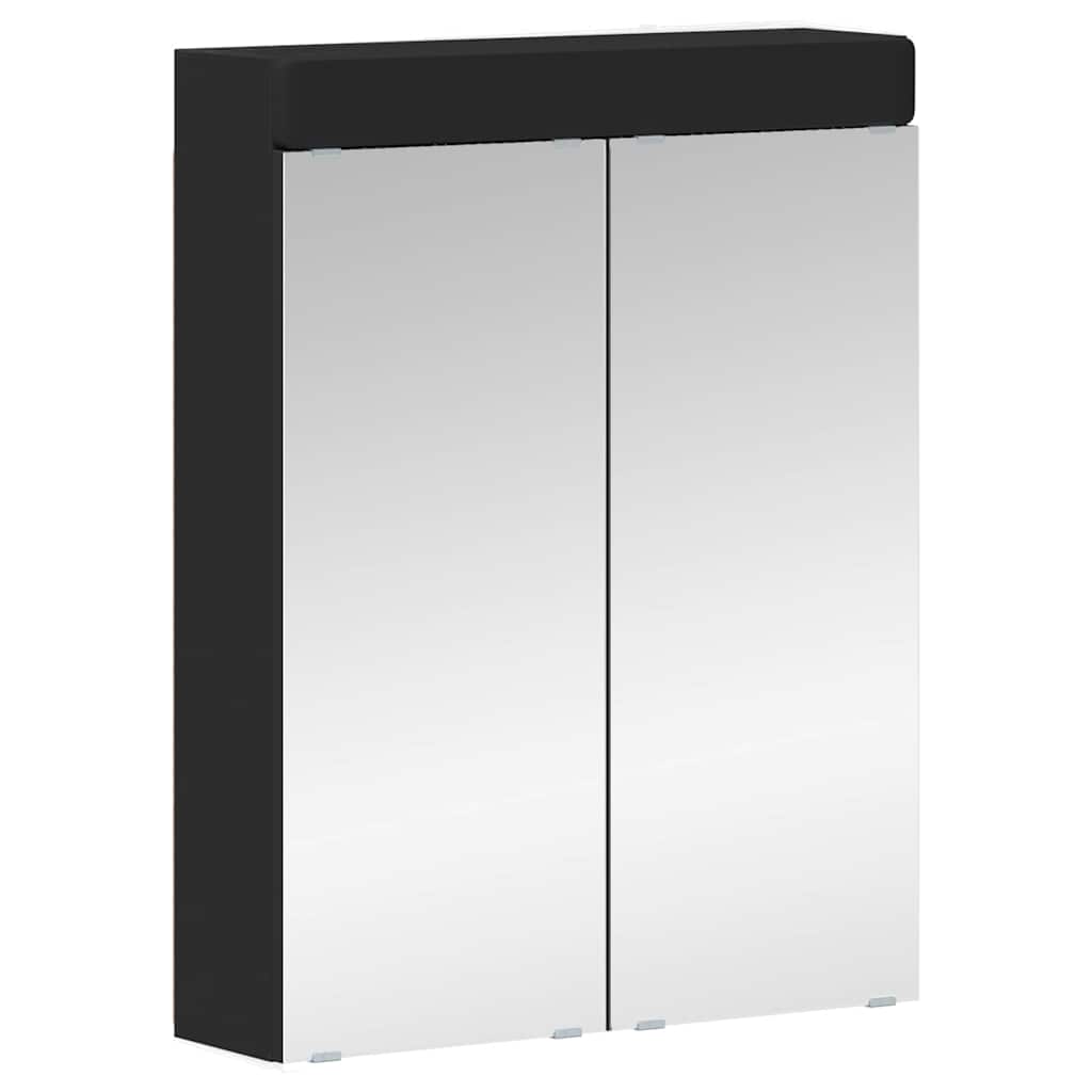 Bathroom Furniture Set TULUM 2 pcs Black 60 x 34 x 63 cm