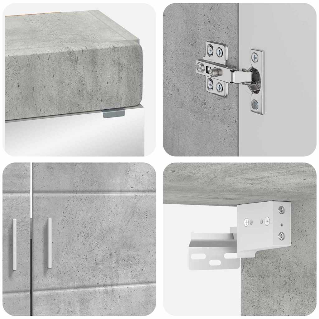 Bathroom Furniture Set TULUM 2 pcs Concrete Grey