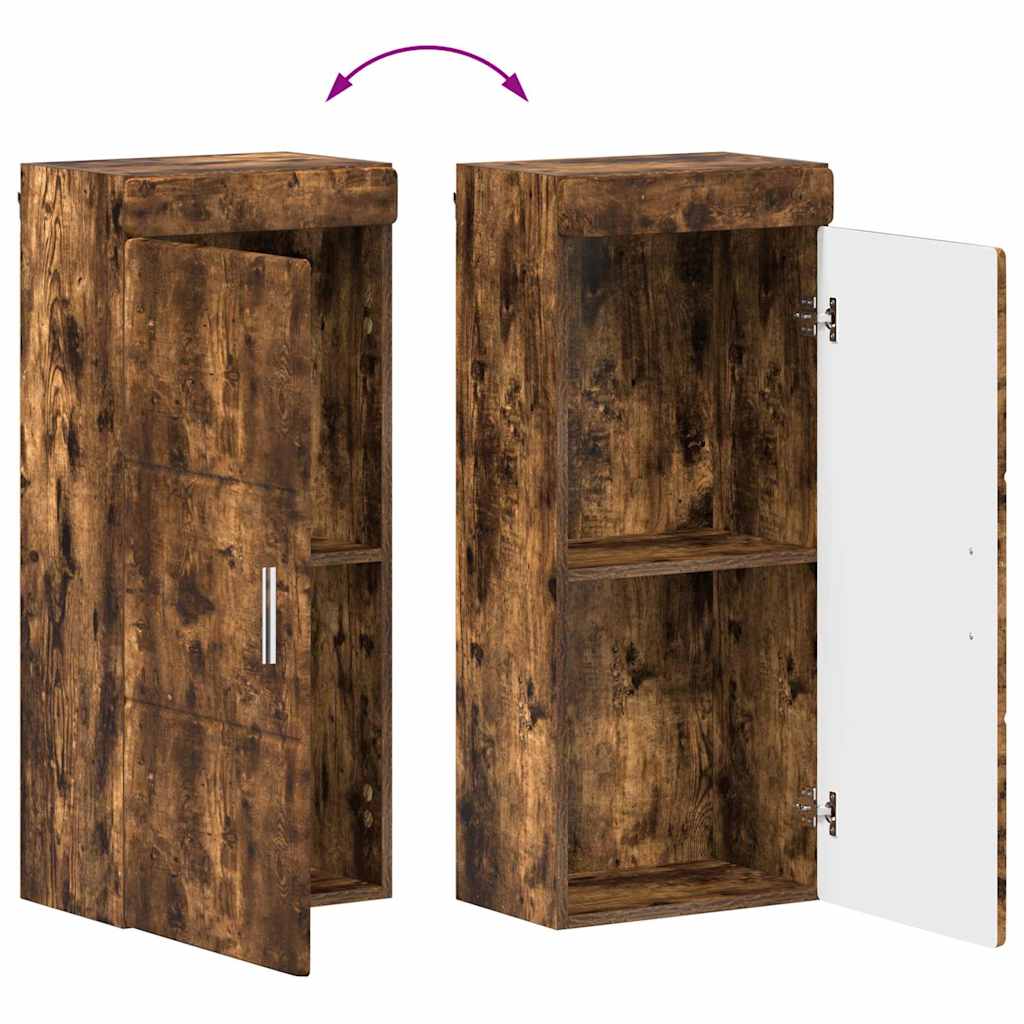 Bathroom Furniture Set TULUM 4 pcs Smoked Oak 60 x 34 x 63 cm