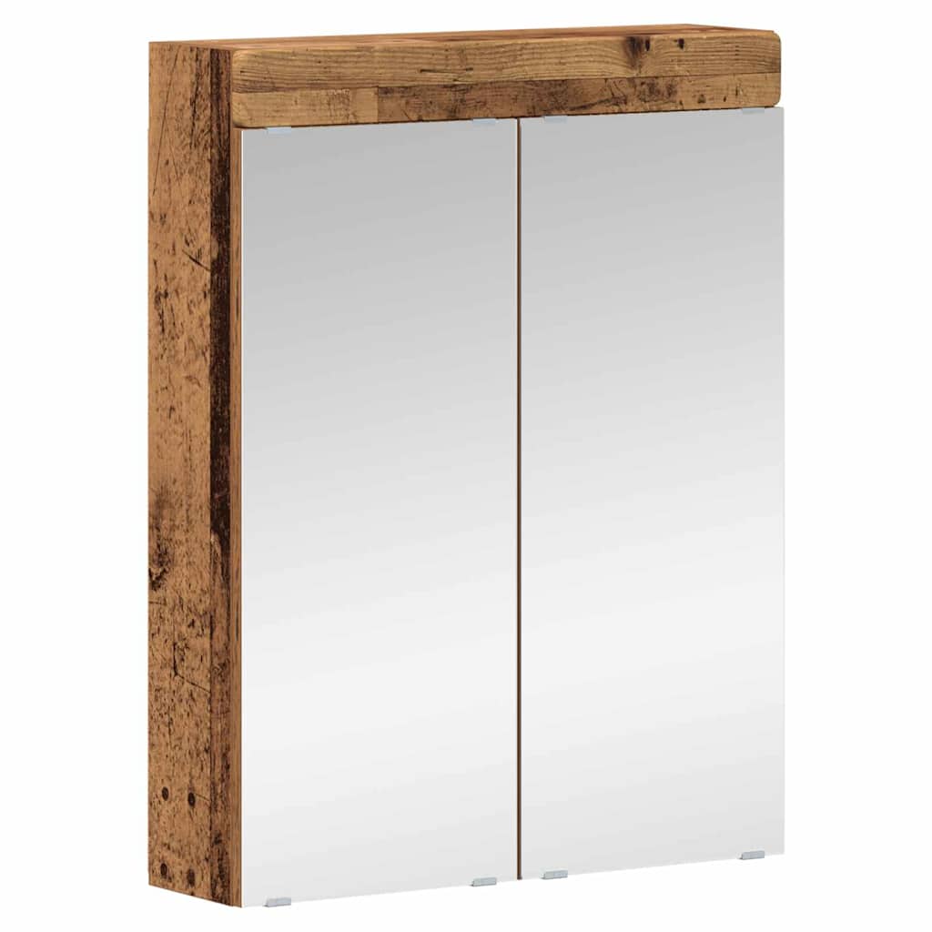 Bathroom Furniture Set TULUM 5 pcs Old Wood 60 x 34 x 63 cm