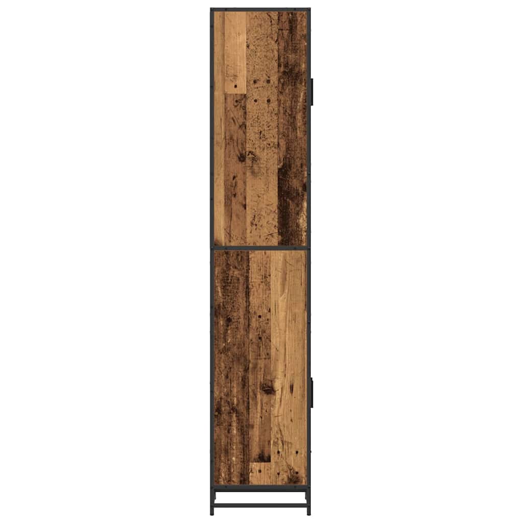 Bathroom Furniture Set with Shelf Old Wood 35 x 37.5 x 188.5 cm