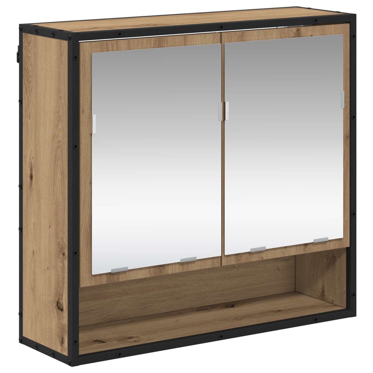 Bathroom Furniture Set 3 pcs Artisan Oak Engineered Wood