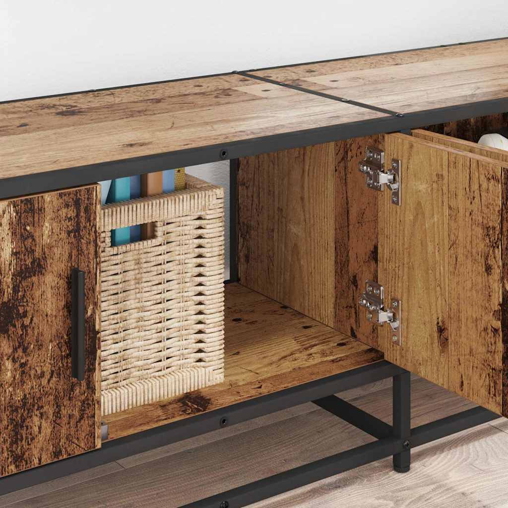 TV Units 2 pcs Old Wood 240 x 35 x 41 cm Engineered wood