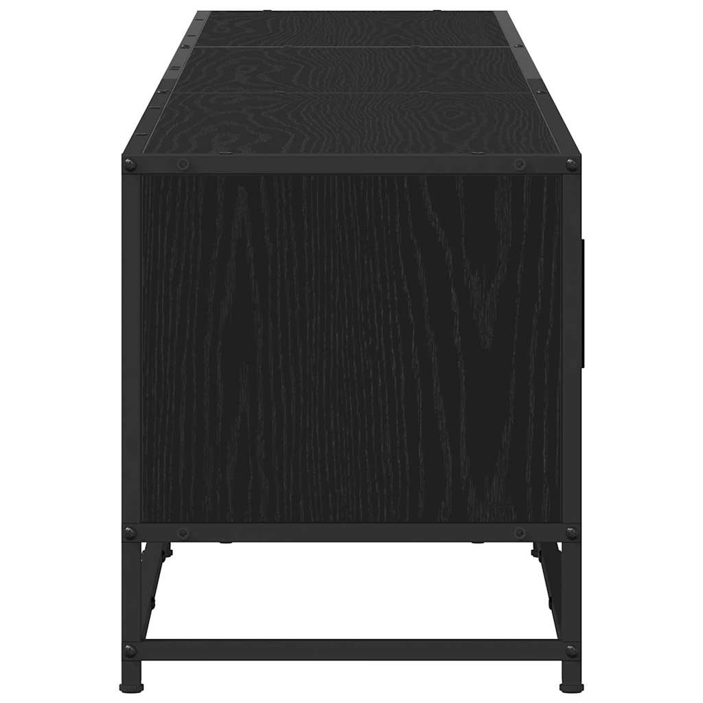 TV Units 2 pcs Black Oak 240 x 35 x 41 cm Engineered wood