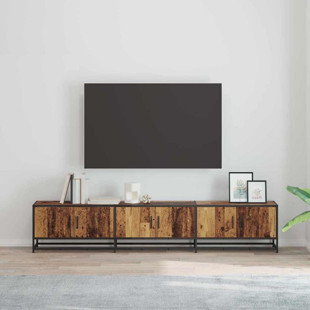 TV Units 210 x 35 x 41 cm Old Wood Engineered wood