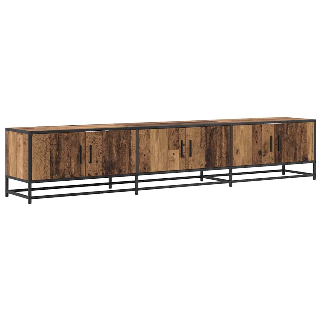 TV Units 2 pcs Old Wood 210 x 35 x 41 cm Engineered wood