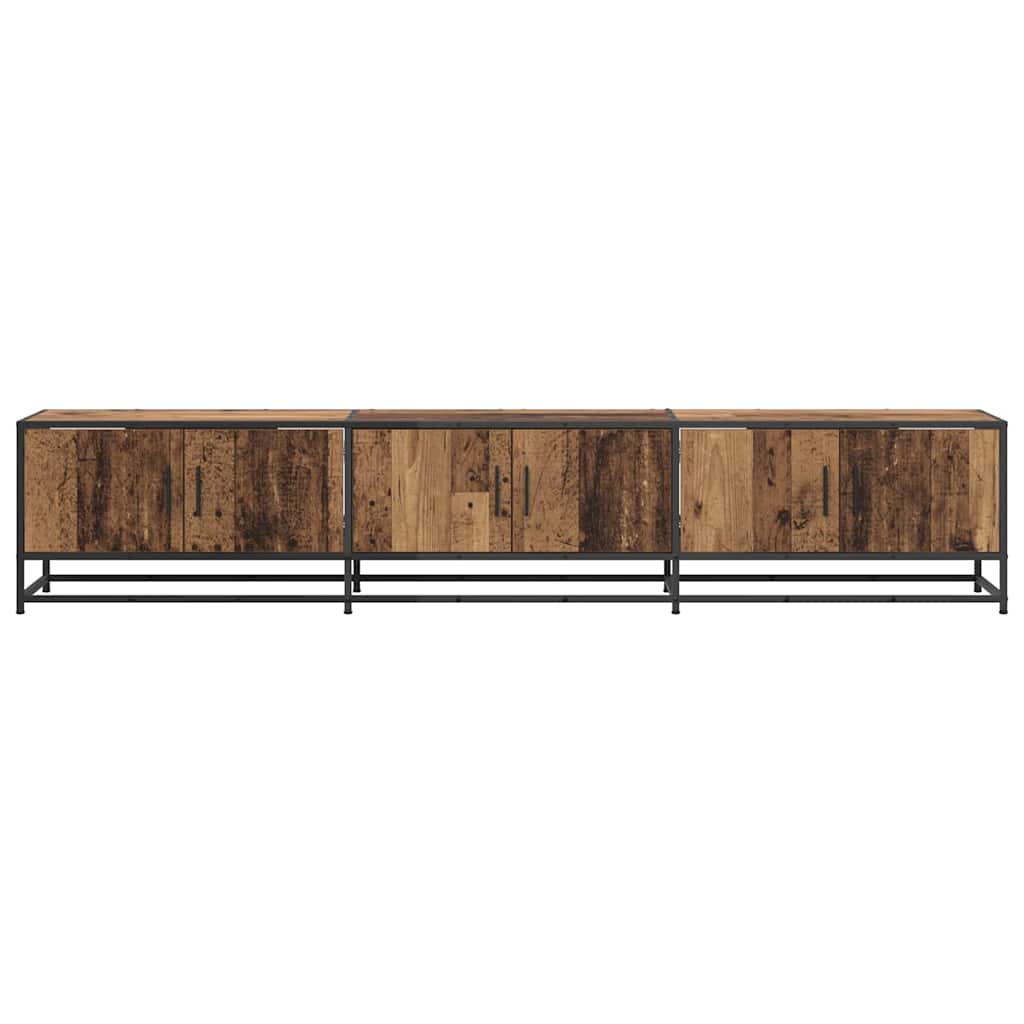 TV Units 2 pcs Old Wood 210 x 35 x 41 cm Engineered wood