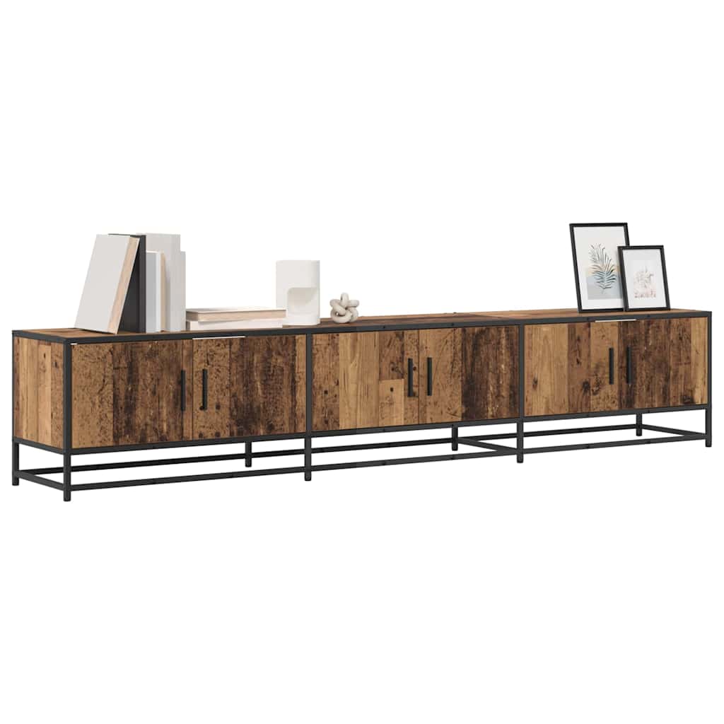 TV Units 2 pcs Old Wood 210 x 35 x 41 cm Engineered wood
