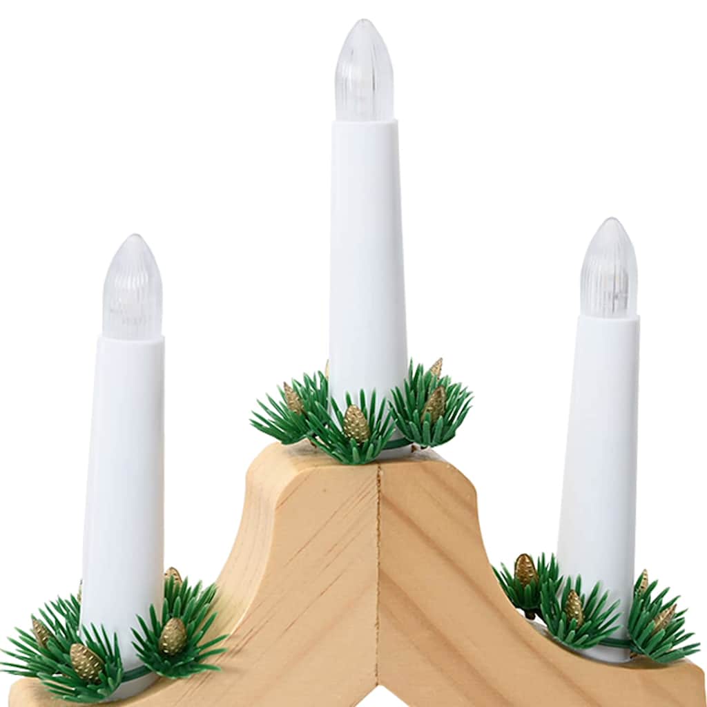 Christmas Candle Bridge 7 LEDs Warm White 39.5 x 5 x 29 cm