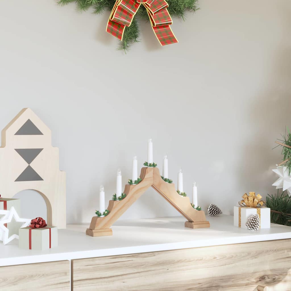 Christmas Candle Bridge 7 LEDs Warm White 39.5 x 5 x 29 cm