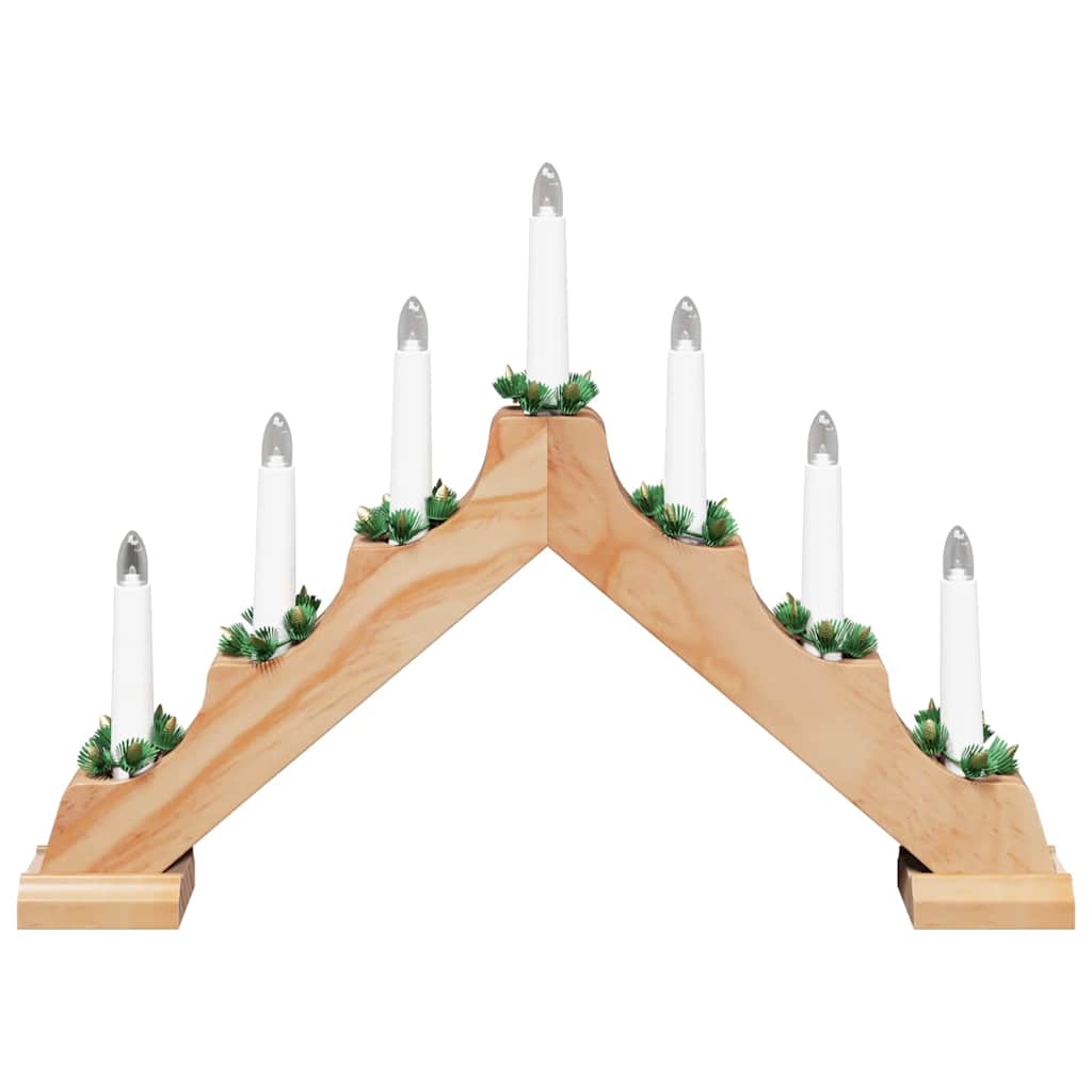 Christmas Candle Bridge 7 LEDs Warm White 39.5 x 5 x 29 cm