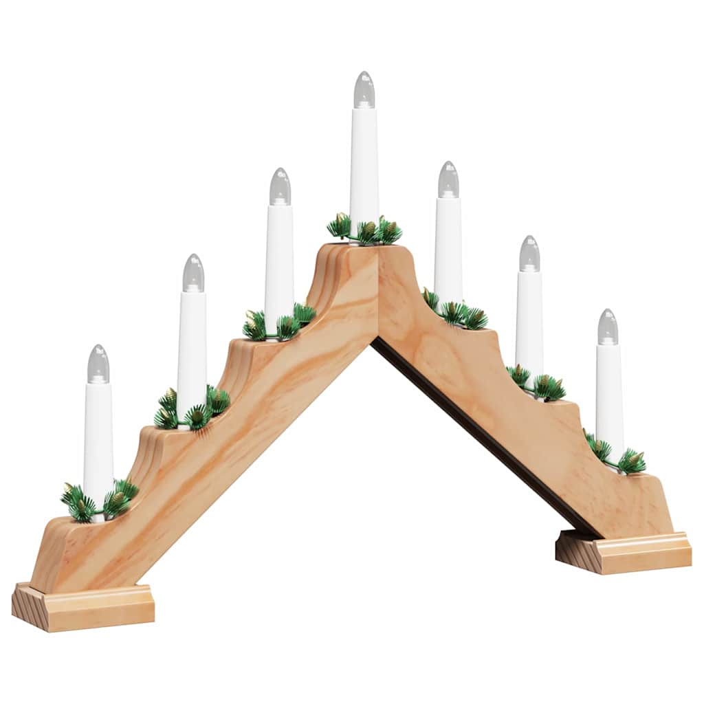 Christmas Candle Bridge 3 pcs 7 LEDs Warm White