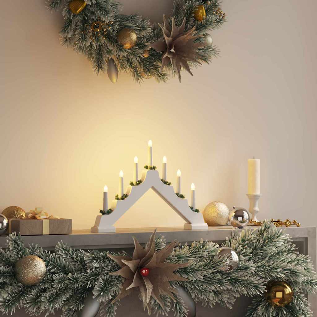 Christmas Candle Bridge 7 LEDs Warm White 39.5 x 5 x 29 cm
