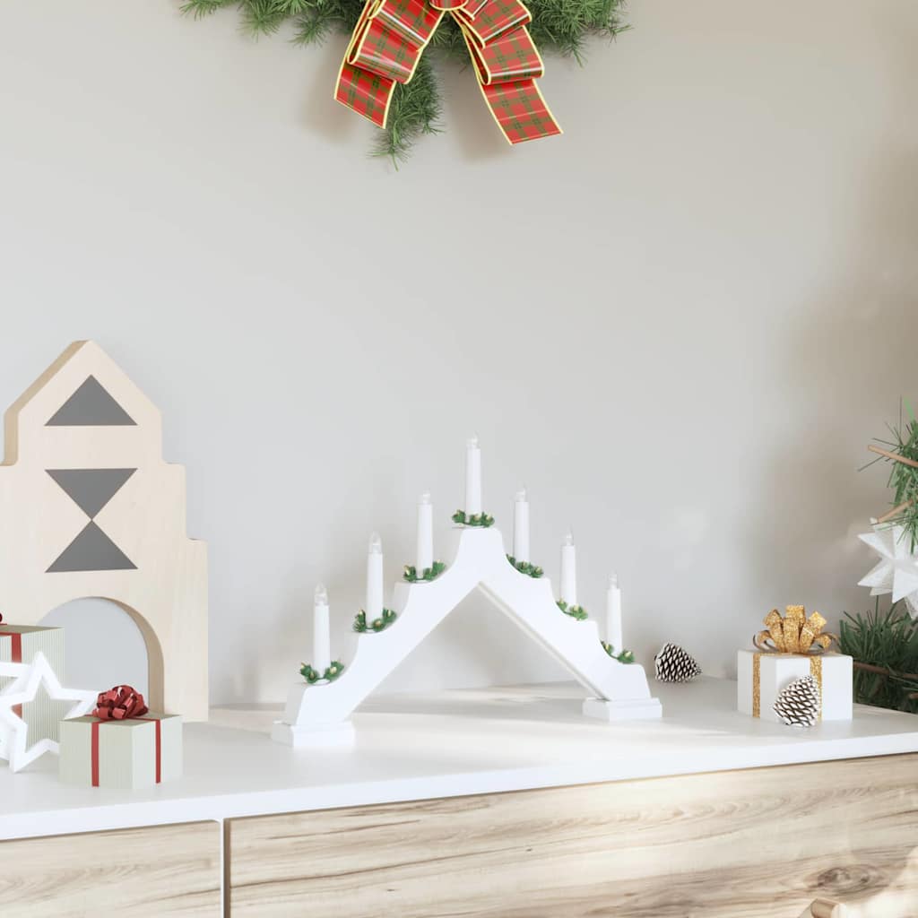 Christmas Candle Bridge 7 LEDs Warm White 39.5 x 5 x 29 cm