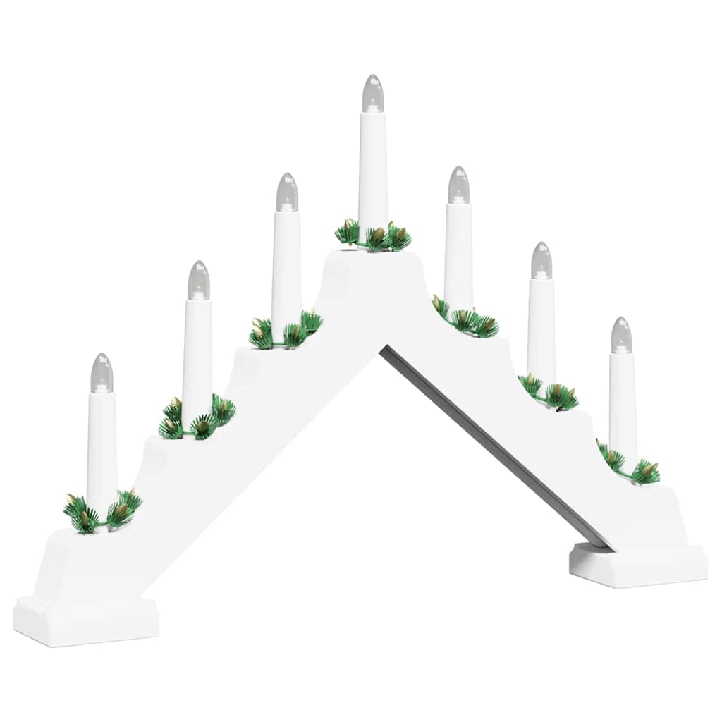 Christmas Candle Bridge 7 LEDs Warm White 39.5 x 5 x 29 cm