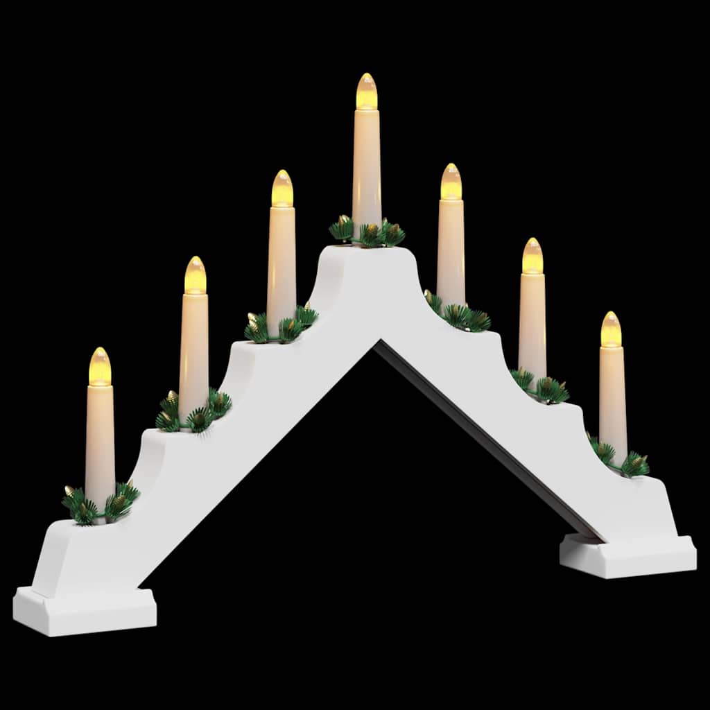 Christmas Candle Bridge 7 LEDs Warm White 39.5 x 5 x 29 cm