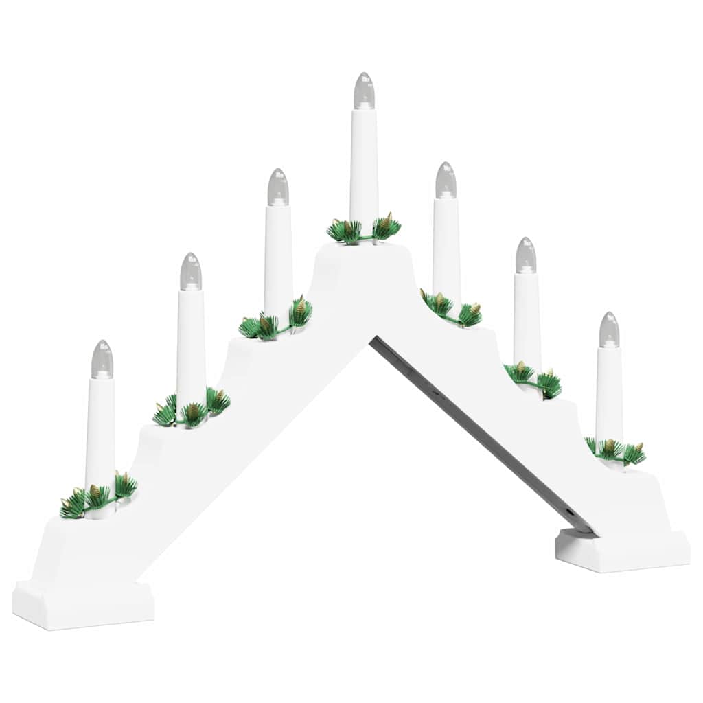 Christmas Candle Bridge 7 LEDs Warm White 39.5 x 5 x 29 cm
