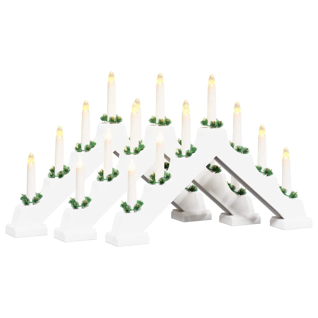 Christmas Candle Bridge 3 pcs 7 LEDs Warm White