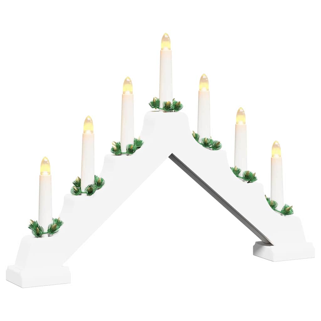 Christmas Candle Bridge 3 pcs 7 LEDs Warm White
