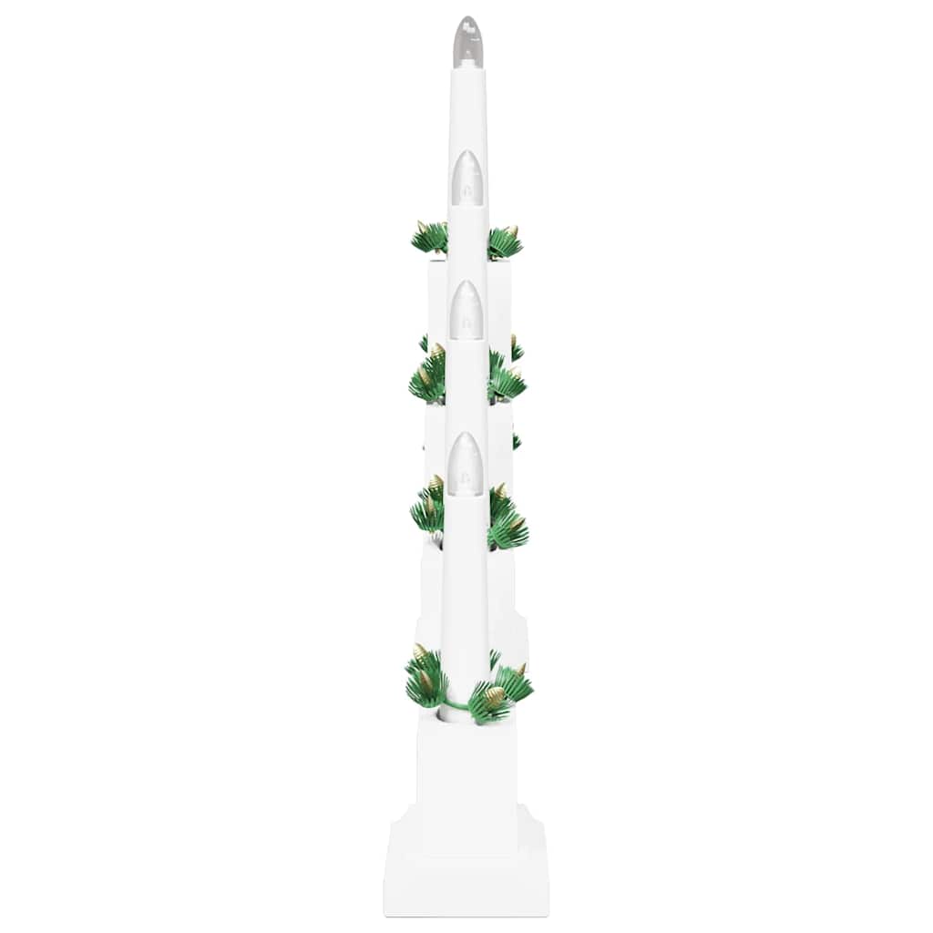 Christmas Candle Bridge 3 pcs 7 LEDs Warm White