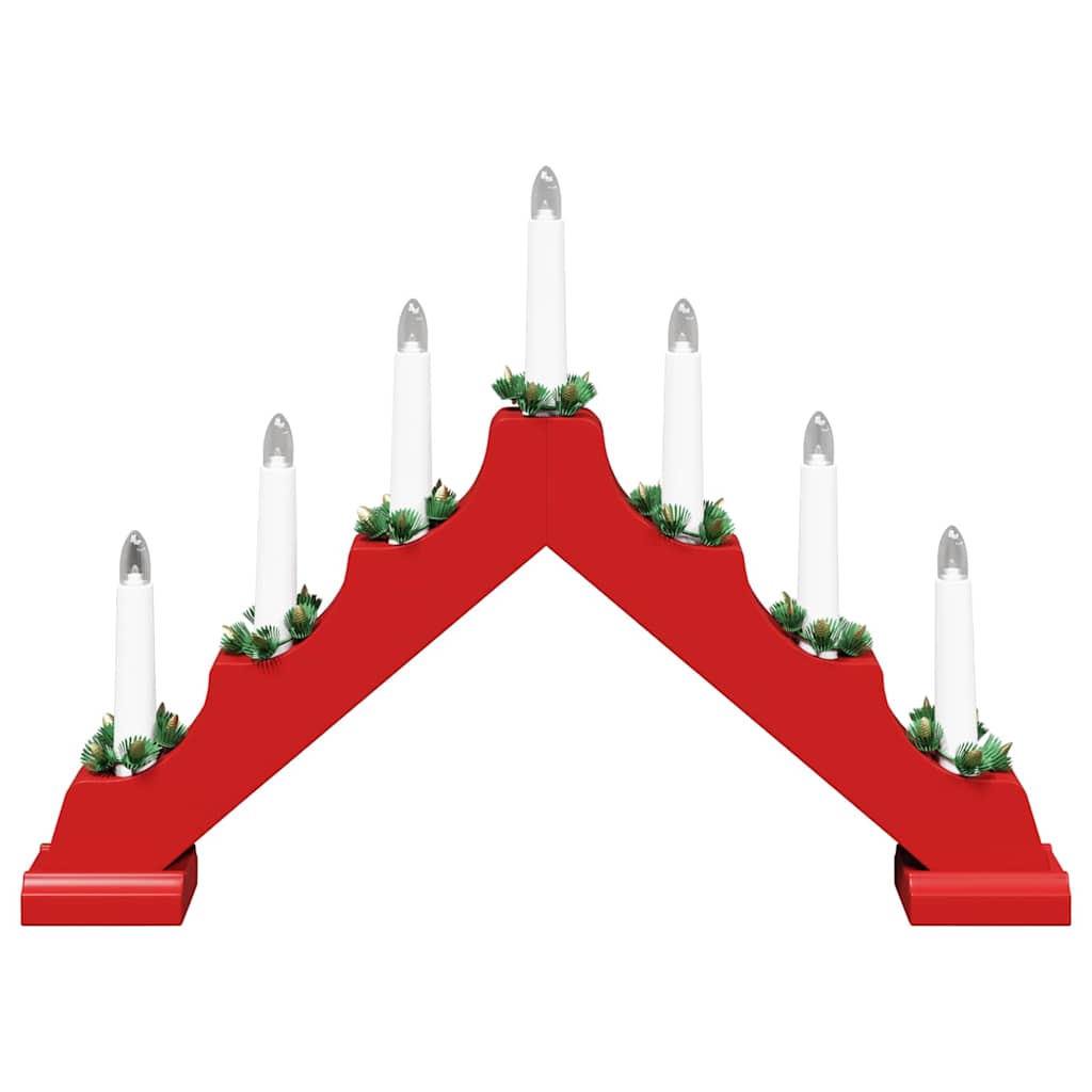 Christmas Candle Bridge 3 pcs 7 LEDs Warm White