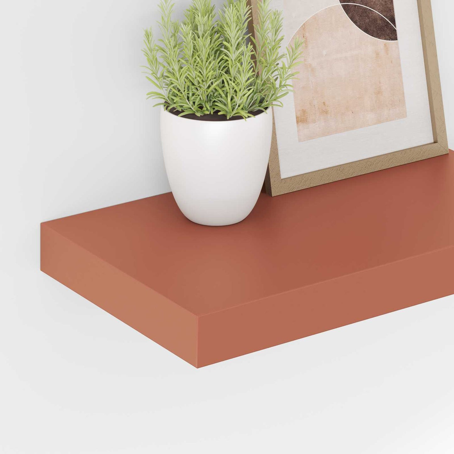 Wall Shelf 4 pcs Red 40 x 23.5 x 4 cm Engineered Wood