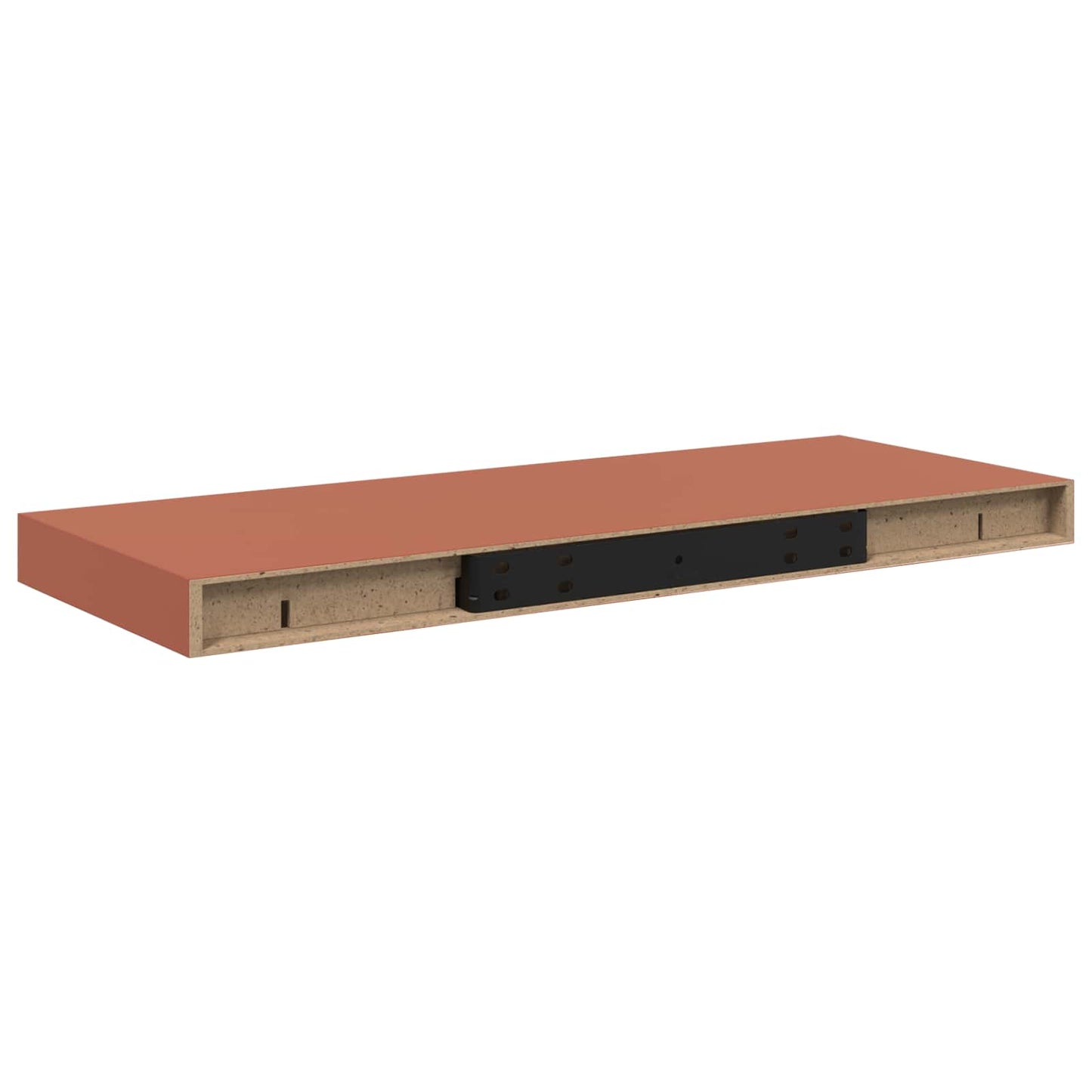 Wall Shelf Wall-Mounted Red 60 x 23.5 x 3.8 cm Engineered Wood