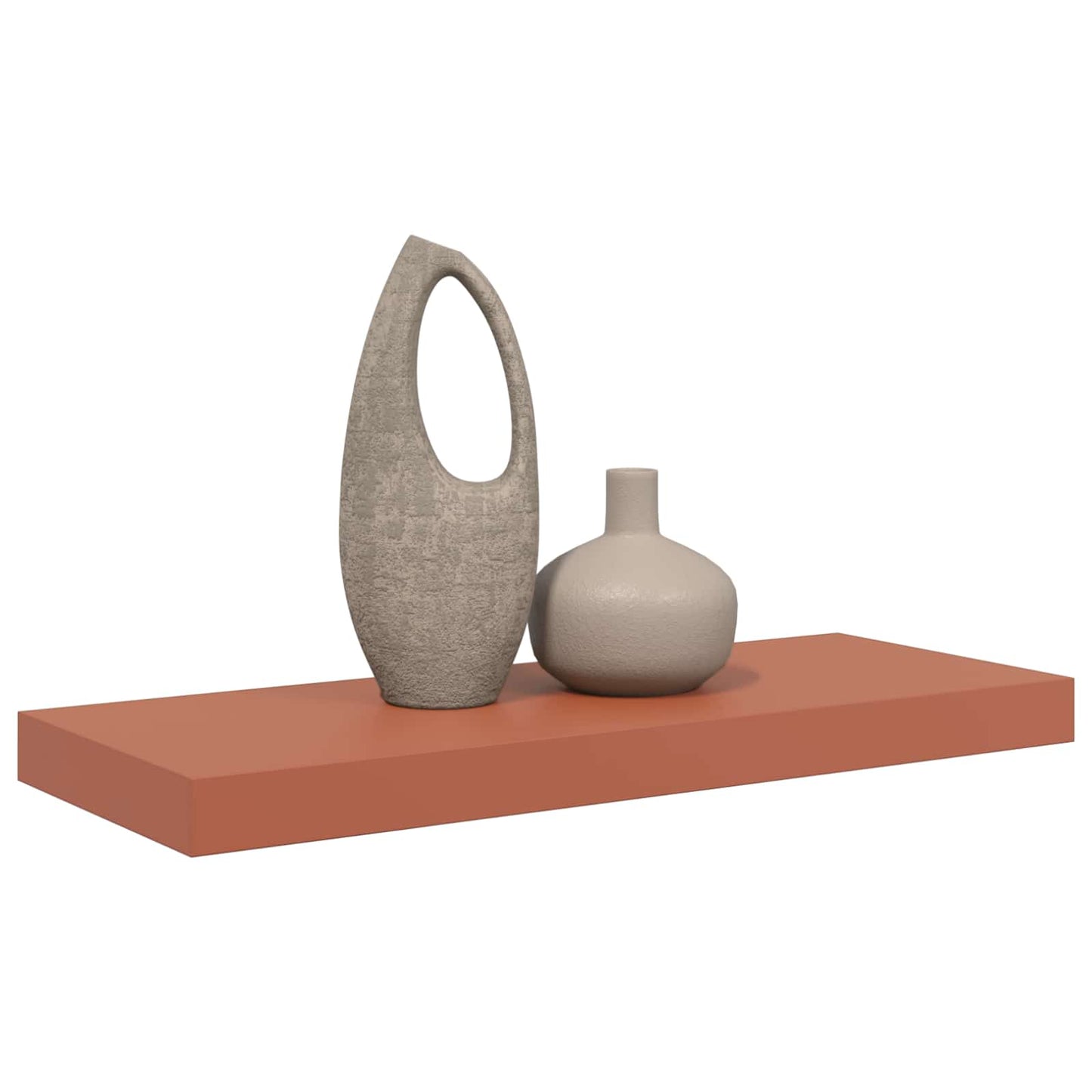 Wall Shelf Wall-Mounted Red 60 x 23.5 x 3.8 cm Engineered Wood