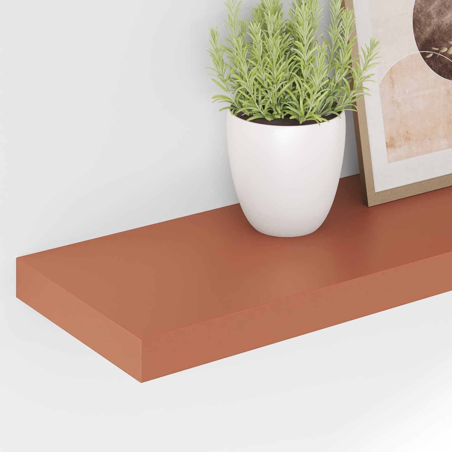 Wall Shelf 4 pcs Red 90 x 23.5 x 3.8 cm Engineered Wood