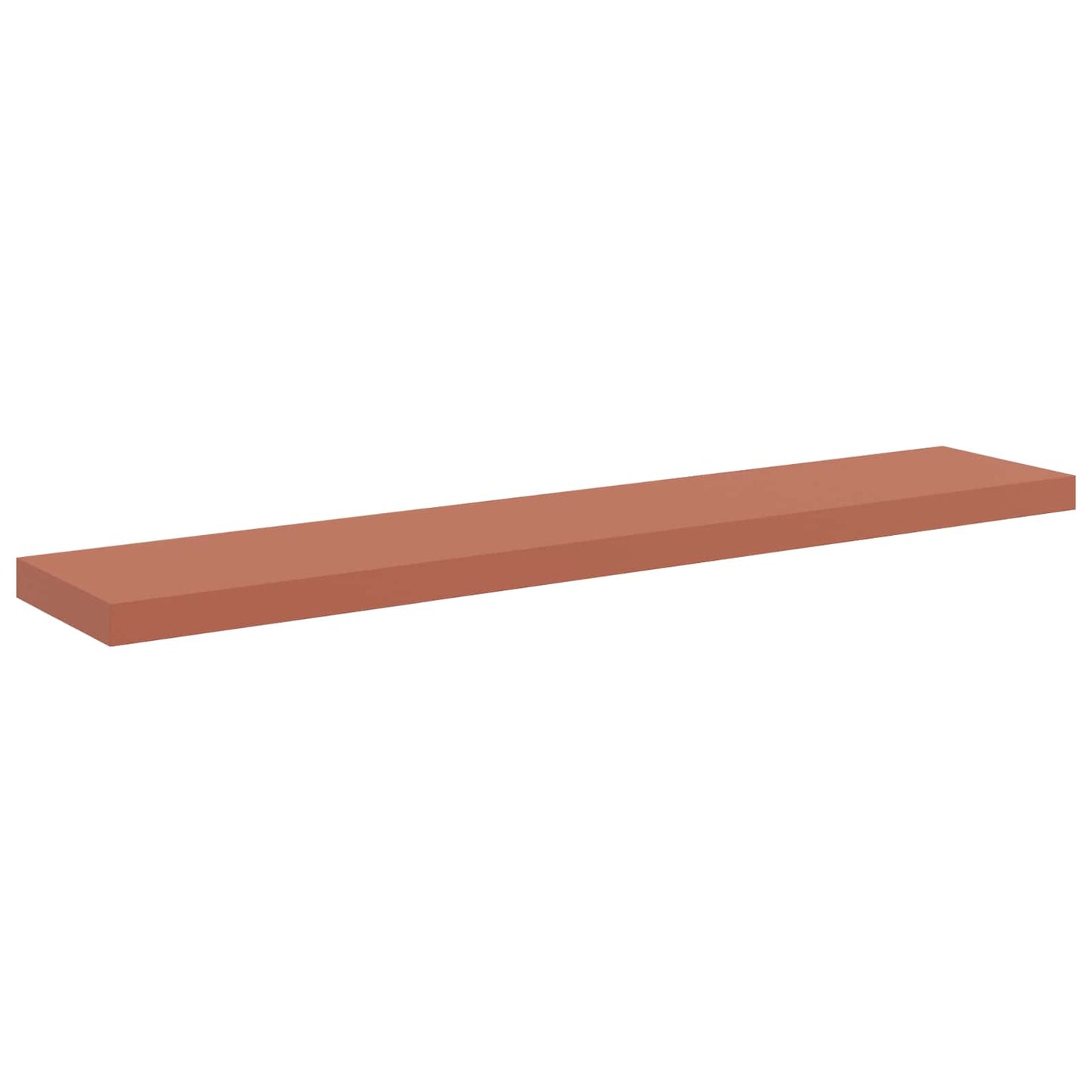 Wall Shelf 2 pcs Red 120 x 23.5 x 4 cm Engineered Wood