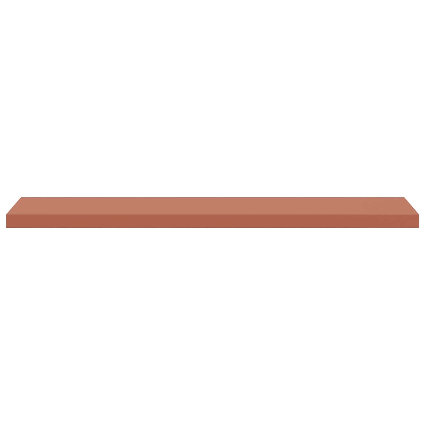 Wall Shelf 2 pcs Red 120 x 23.5 x 4 cm Engineered Wood