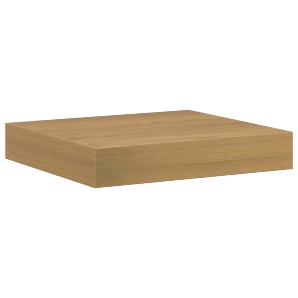 Wall Shelf 4 pcs Brown 23 x 23.5 x 4 cm Engineered Wood