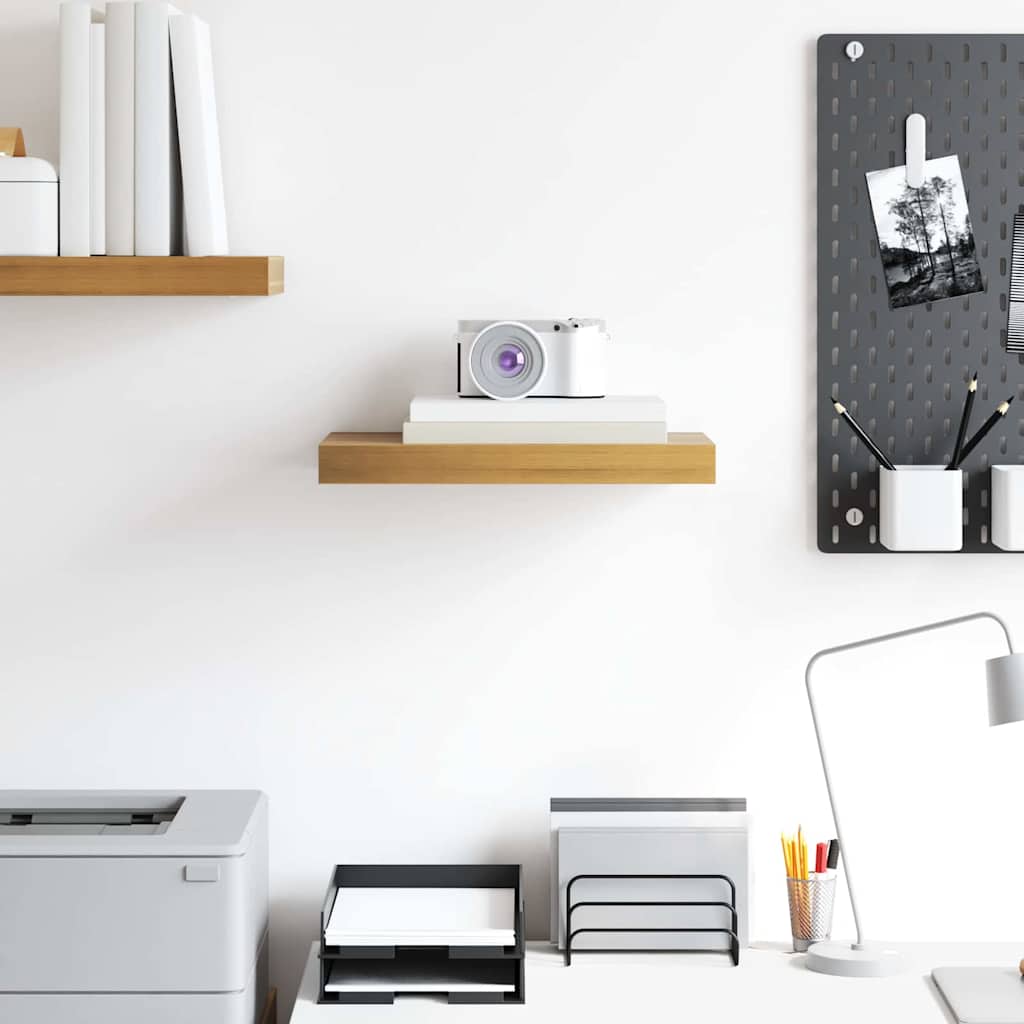 Wall Shelf Wall-Mounted Brown 40 x 23.5 x 3.8 cm